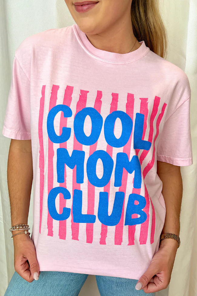 Cool Mom Club Light Pink Graphic Tee | Pink Lily