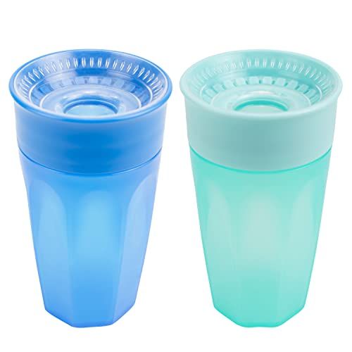 Dr. Brown's Milestones Cheers 360 Training Cup for Toddlers & Babies, Leak-Free Sippy Cup, Blue &... | Amazon (US)