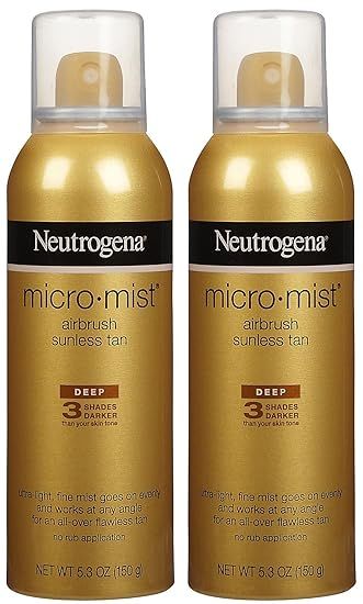 Neutrogena Micro-Mist Tanning Sunless Spray-5.3 oz, 2 pack | Amazon (US)
