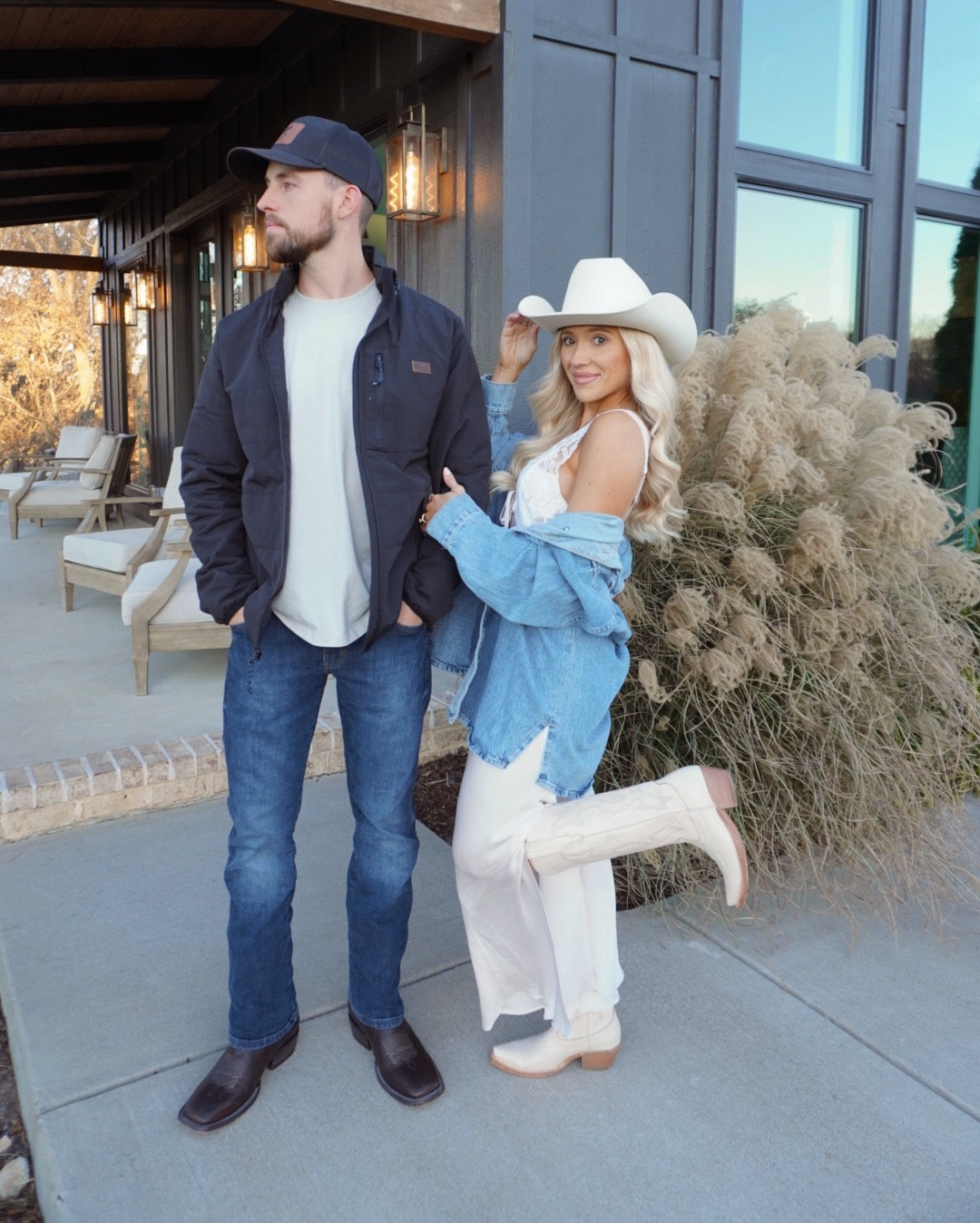 Boots 👢 For Her + Him 🌾🐄🤠✨ brad and I wore our boots all through TN! We got so many compliments on them! Gift ideas for her, gift ideas for him 

Mine are the WOODLAND | the most perfect ivory | white cowgirl boots! 

Brads are the UNION | the most perfect brown pair of cowboy boots and are so versatile for the man in your life!

#ad #freebirdstores #freebirdstoresbootd #freebirdboots @freebirdstores 
COTTAGE STAY 
Slow living, cottage core, cottage stay trip Sourdough bread, baking, slow living, homemaker, farmers wife, stay at home mom, baker, home made bread, farm life
#farmhouse #farm #homesteading #cowgirl #cow #family #dreamlife #farmlife #landscape #family #homesweethome #cowgirlstyle #cowgirlfashion #slow #cowboy #cowgirlstyle #cottage #cottagecore
Cottagecore aesthetic
Cozy cottage vibes
Rustic retreat
Girl in nature
Peaceful getaway
Warm and serene
Vintage countryside
Outdoor tranquility
Minimalist lifestyle
Cottage in the woods

FALL FAMILY PHOTOS OUTFIT INSPO

#cowgirl #cowgirlstyle #cowgirlfashion #cowgirlhat ##ootd #western #westernfallfashion #western #westernfashionblogger #slipdress #satingown #country #countryside #countrygirl #cowgirlstyle #cowgirlfashion #cowgirlboots #cowboy #cowgirl #whiteboots #denimondenim #denimjacket #farmlife #familyphotooutfits #fallfashionoutfits #fall #fallfashionoutfits #fallfamilyphotos #fallnails #fallfashionoutfits #western #stetson 
 #LTKHoliday



#LTKU #LTKGiftGuide