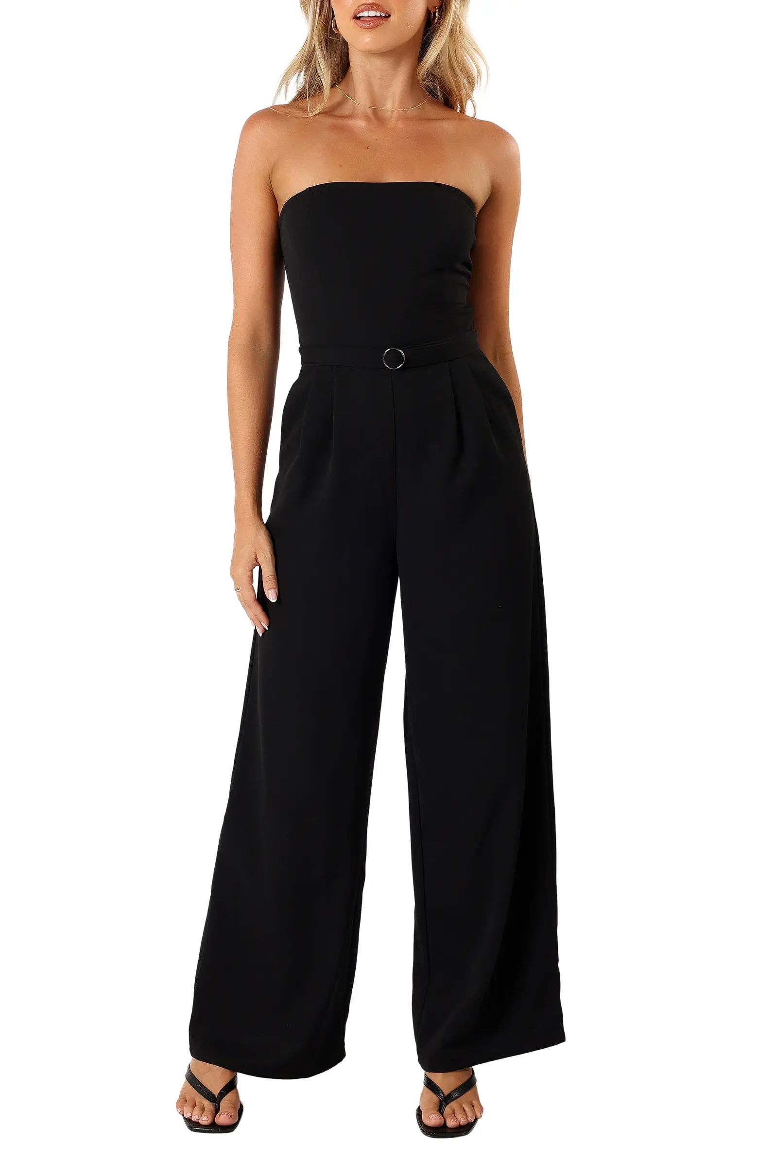 Hansen Strapless Wide Leg Jumpsuit | Nordstrom