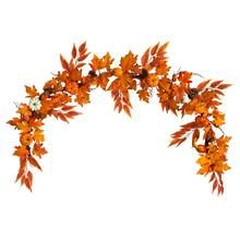 6ft. Maple Leaves, Pumpkins, Gourds, Berries & Pinecones Fall Garland | Michaels Stores