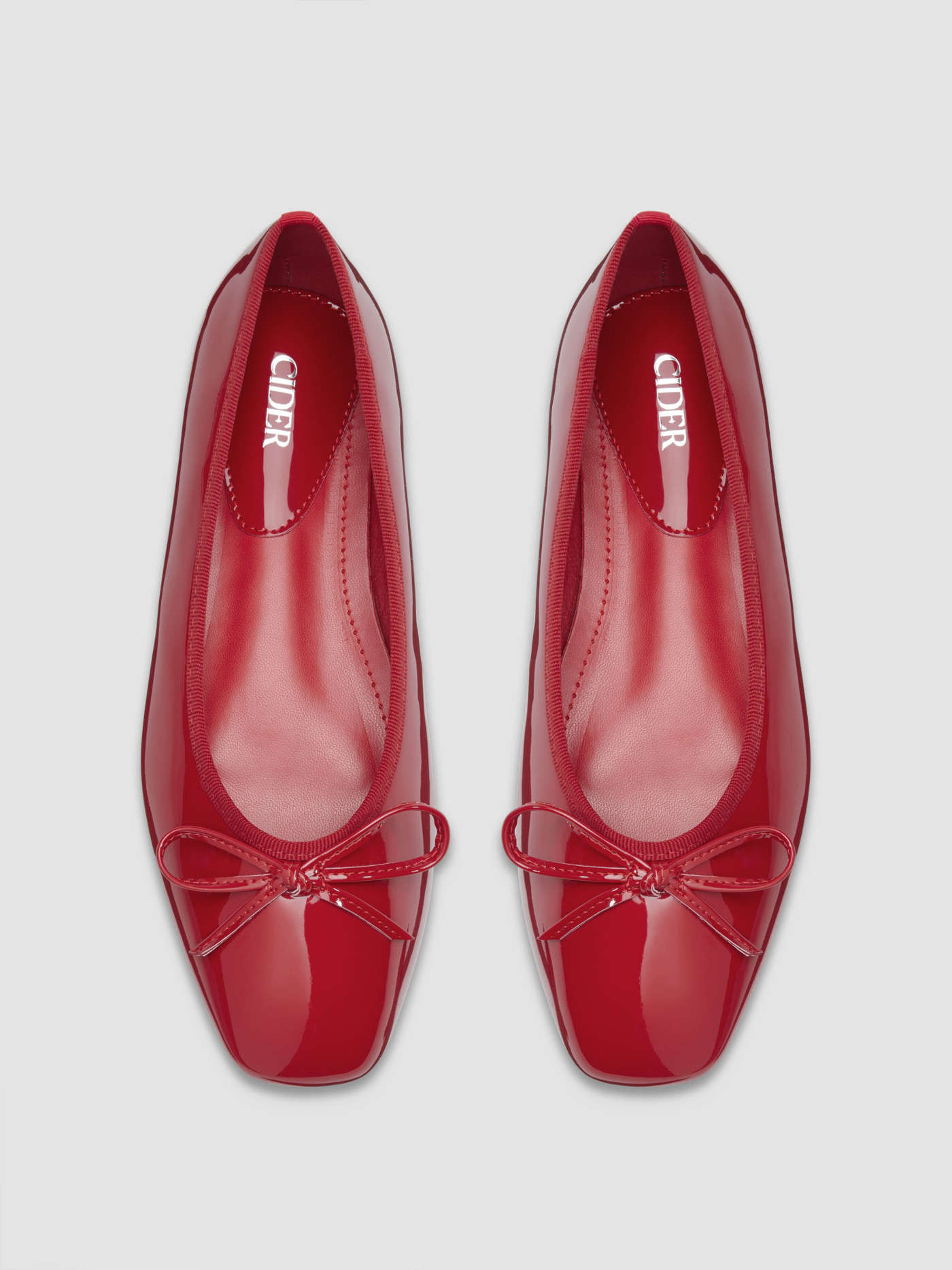 Bowknot Decor Square Toe Ballet Mary Jane Flats | Cider