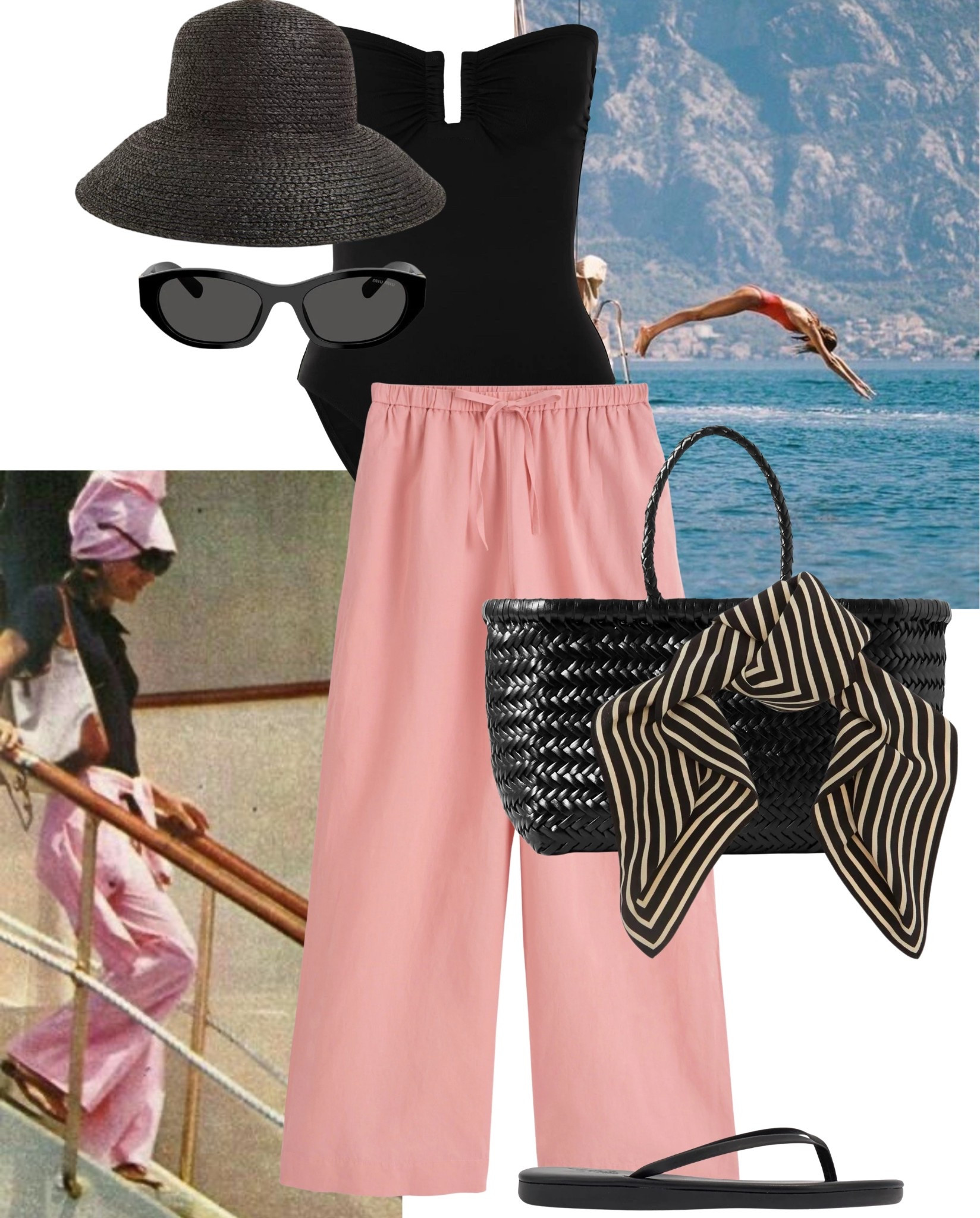 Holiday Outfits In Bringing Away With Me 
Holiday | travel | bag | scarf | swim | trousers | hat | sunglasses | sandal | 

#LTKsummer #LTKtravel #LTKuk