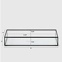 Marie Kondo Medium Serenity Countertop Glass Stacking Tray Ink Black | The Container Store