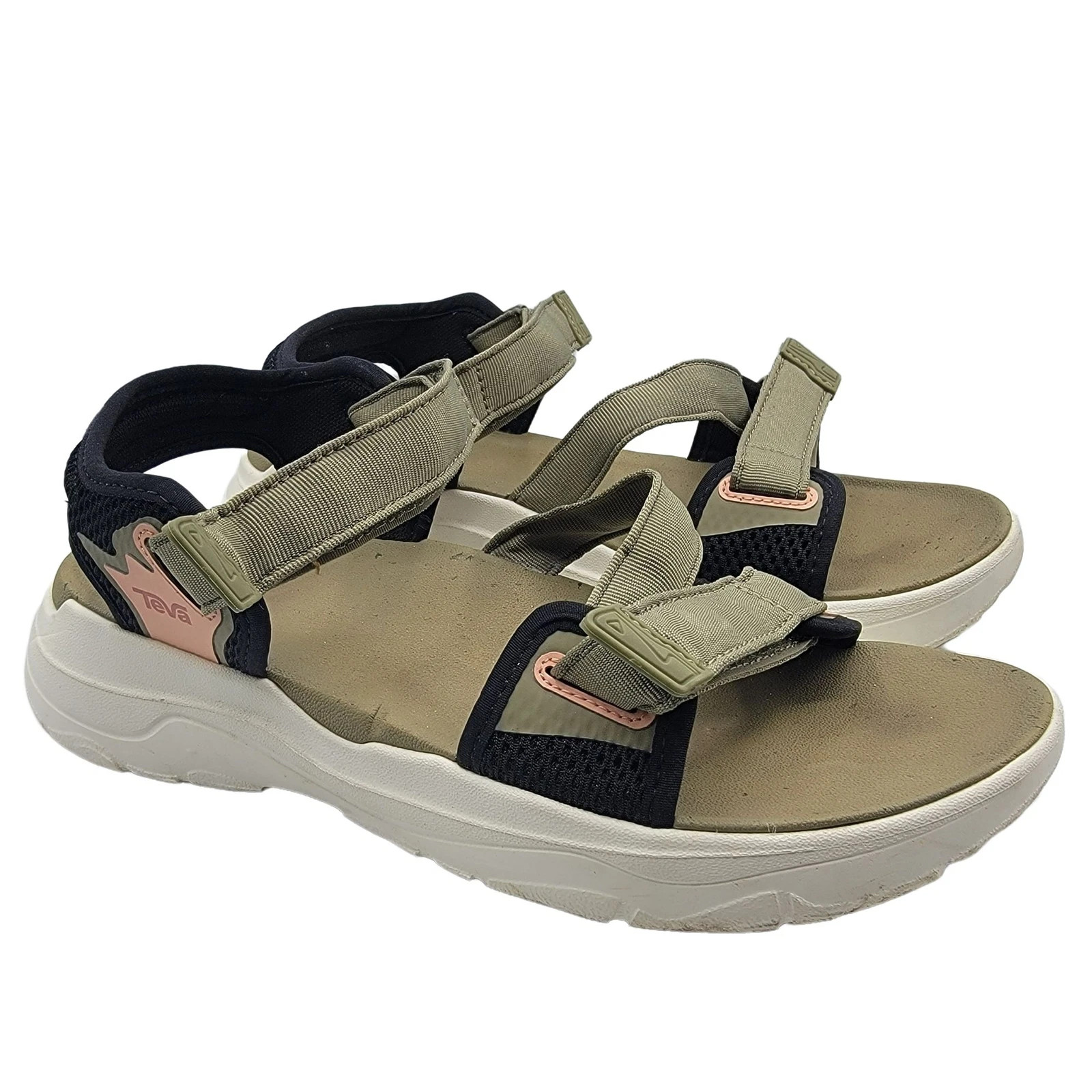 Teva Zymic Womens 9 Sample Sandals Aloe Green Hiking Outdoor Casual - F272 | eBay AU