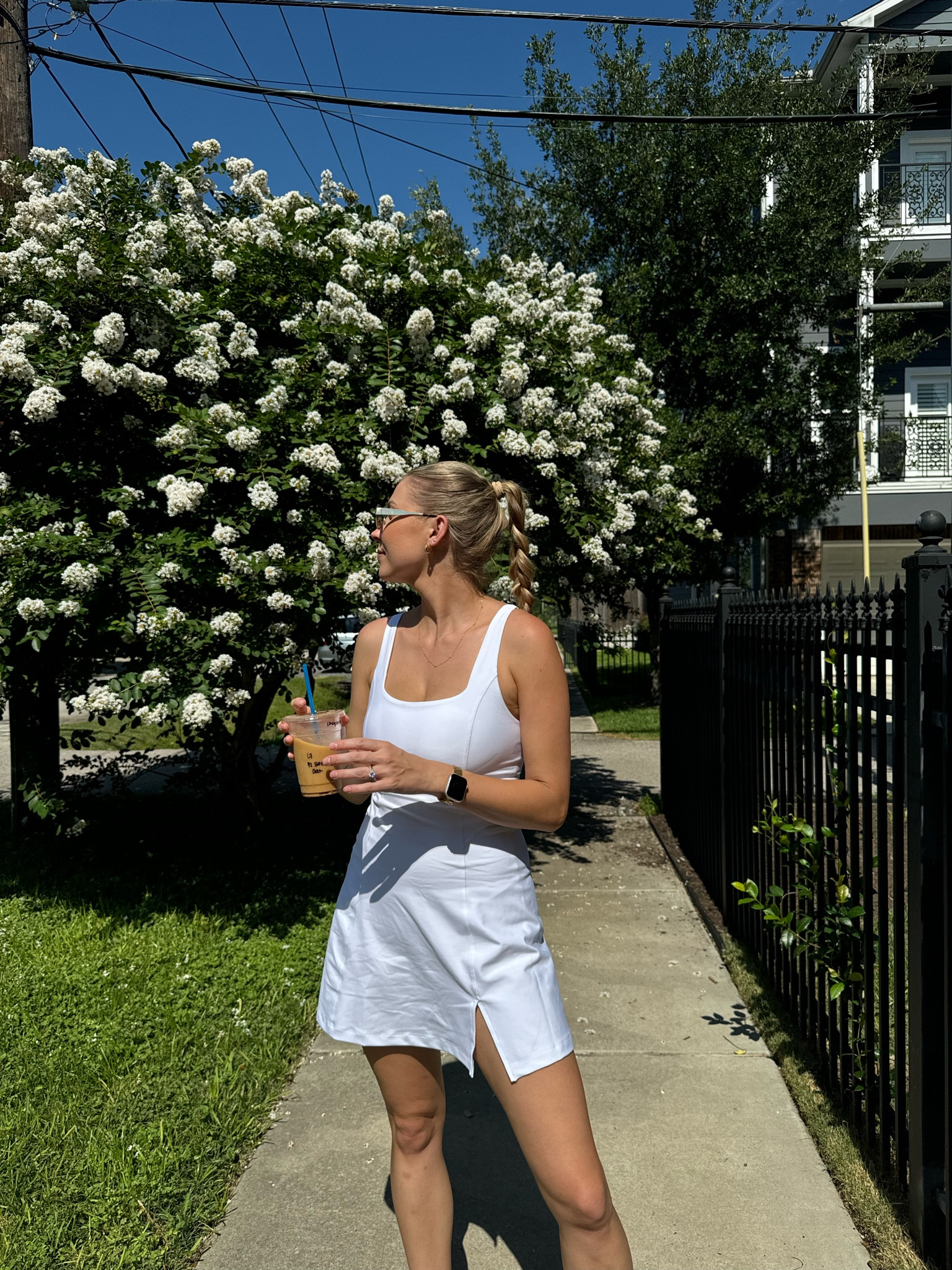 Nursing friendly athletic dress! Wearing a size S. Built in pads & shorts 👏🏼 code DRESSFEST!

#LTKStyleTip #LTKSeasonal #LTKFitness