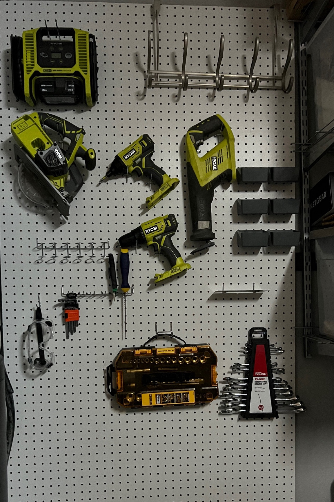 Garage tool station for all of my DIY dreams in the making. 🛠️ 


#LTKFindsUnder100 #LTKHome