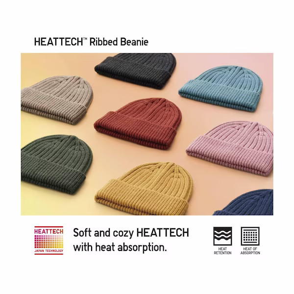 HEATTECH Ribbed Beanie | UNIQLO (US)