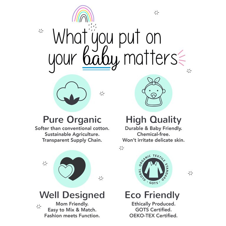 Little Star Organic Toddler Boy 3 Pc Mix & Match Tops, Size 12 Months - 5T - Walmart.com | Walmart (US)