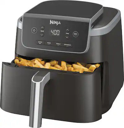 Ninja - Air Fryer Pro 4-in-1 with 5 QT Capacity - Gray | Best Buy U.S.