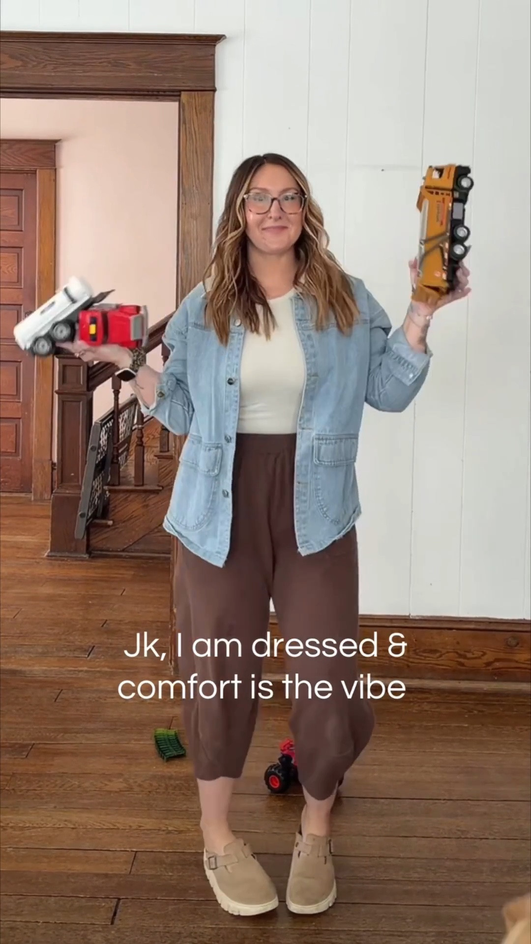 From couch to carpool in 0.2 seconds
SAHM x2, but comfy always wins🤍

#LTKgrwm #LTKootd #LTKmomlife