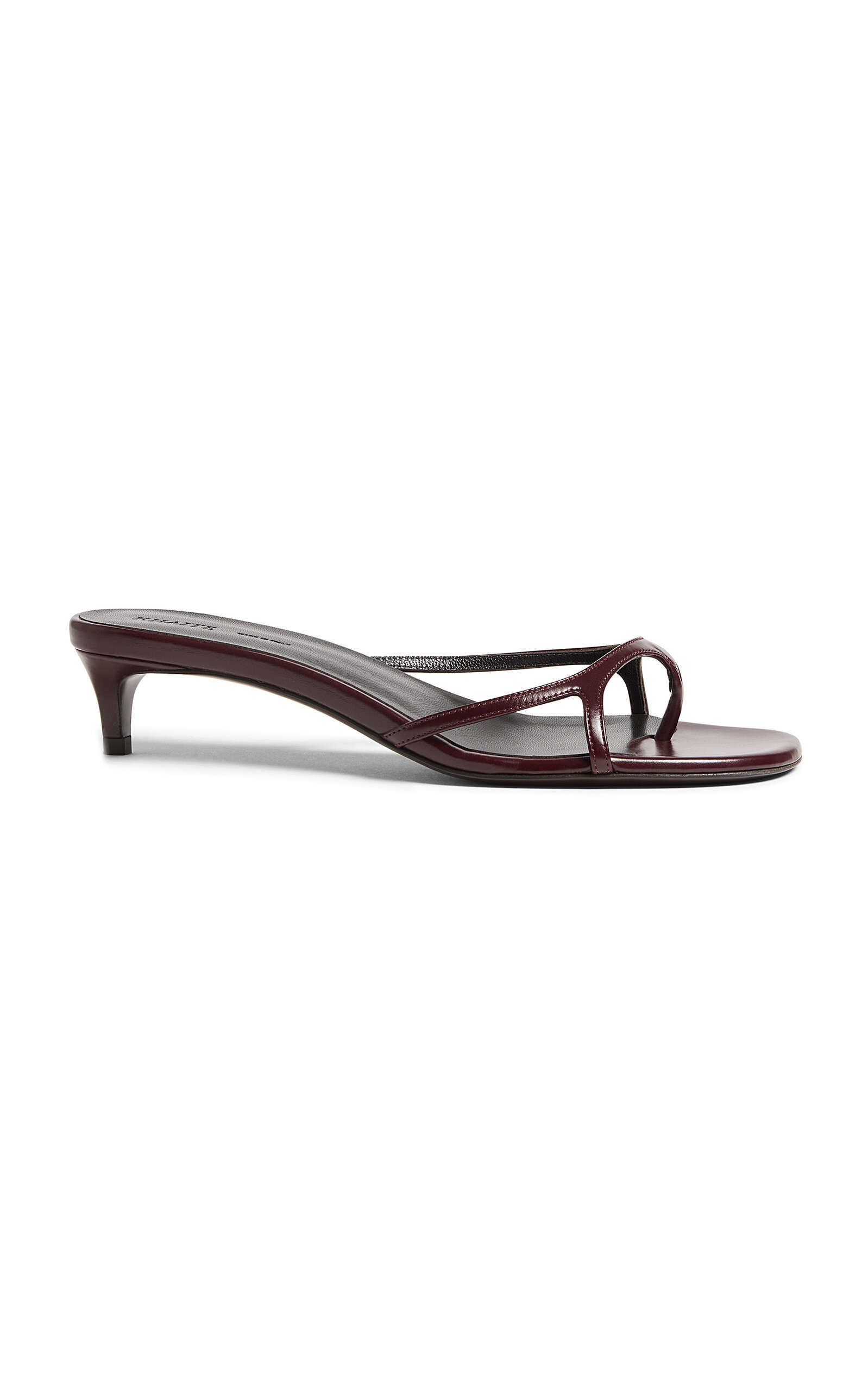 Khaite Mila Leather Heeled Sandal - Moda Operandi | Moda Operandi (Global)