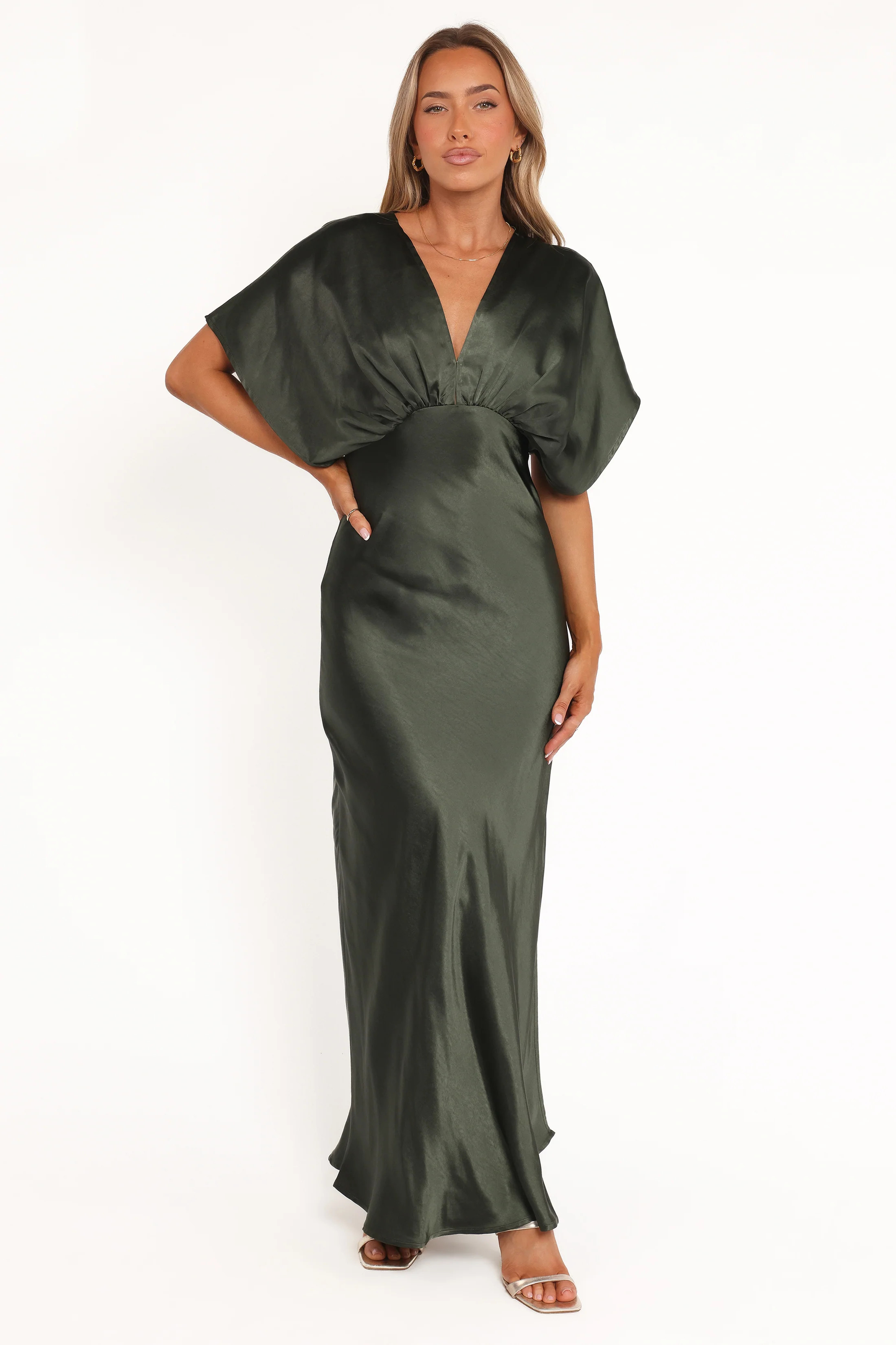 Ricki Maxi Dress - Olive Green | Petal & Pup (US)