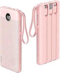 VRURC Portable Charger 10000mAh, Slim LED Display Power Bank, 5 Output 2 Input Cell Phone Battery... | Amazon (US)