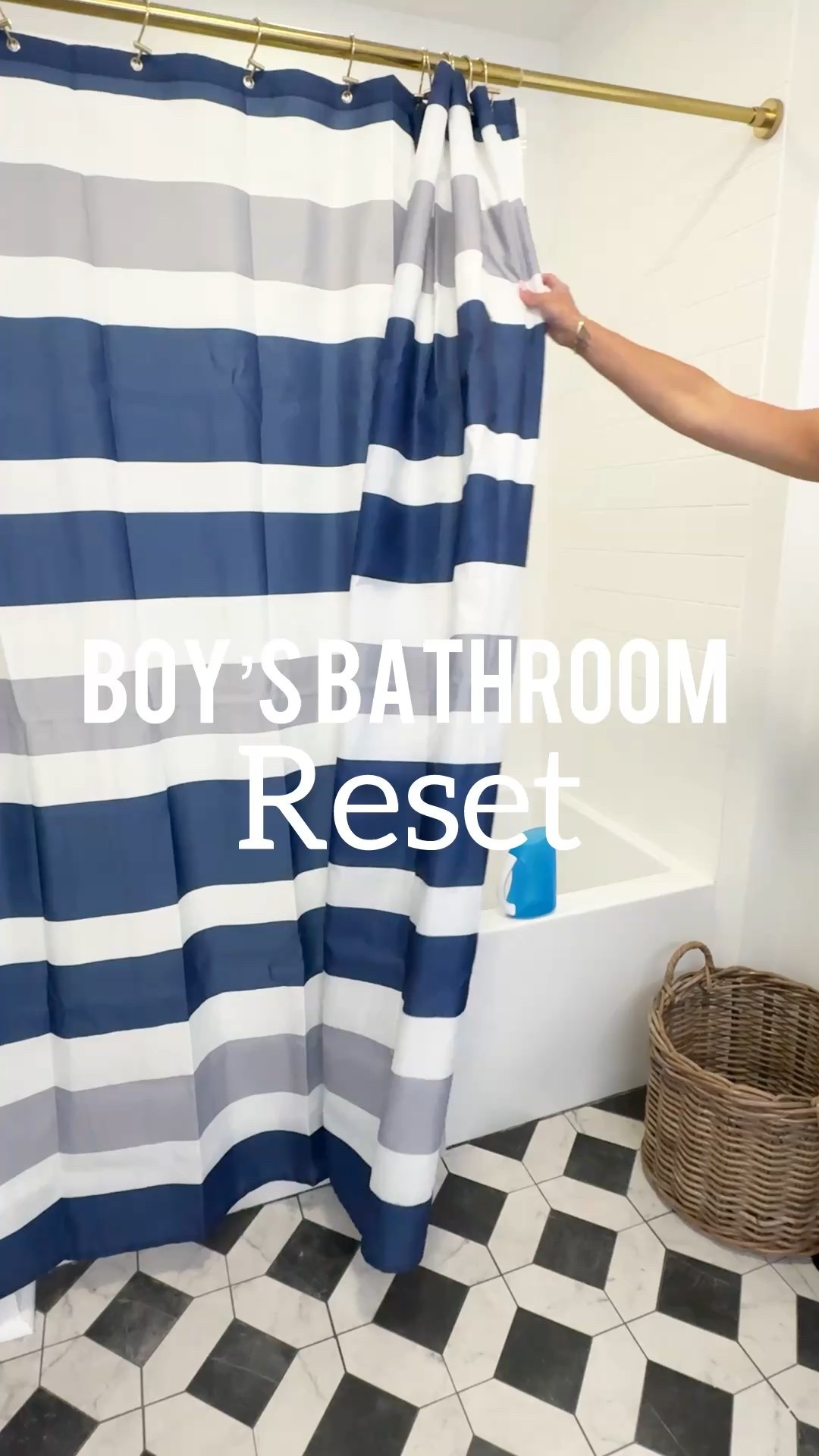 Boys bathroom reset, kids bathroom 

#LTKHome #LTKKids
