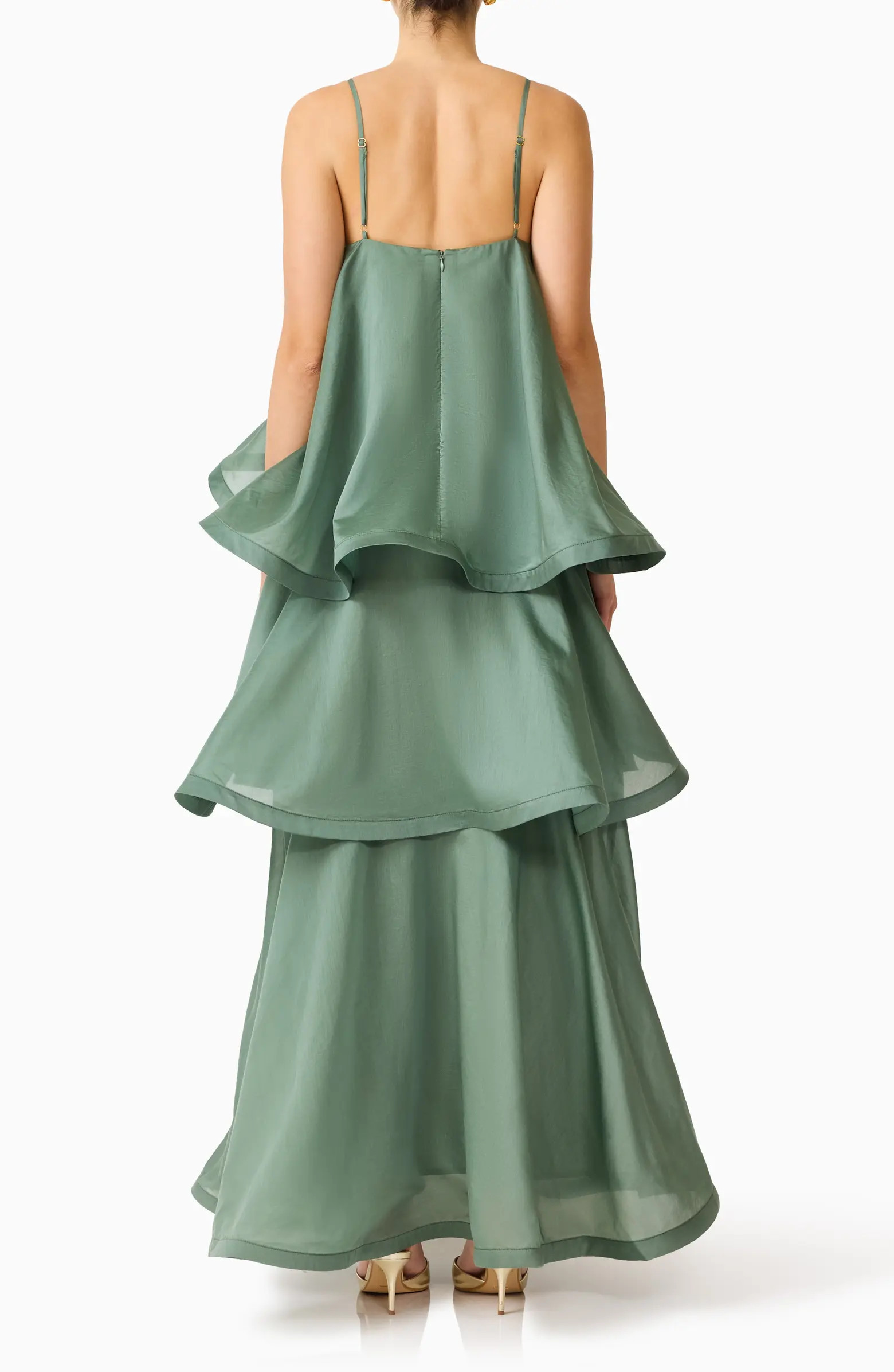 Noemi Tiered Voile Maxi Dress | Nordstrom
