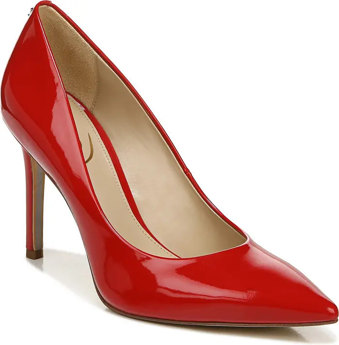 Sam Edelman Hazel Pointed Toe Pump | Red Heels Red Shoes Winter Heels Winter Dress Shoes | Nordstrom