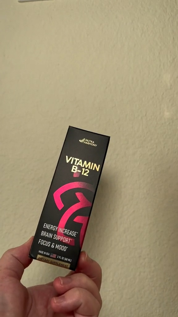 I love how my B12 makes my body feel & I love that these are a liquid supplement 🫶🏼