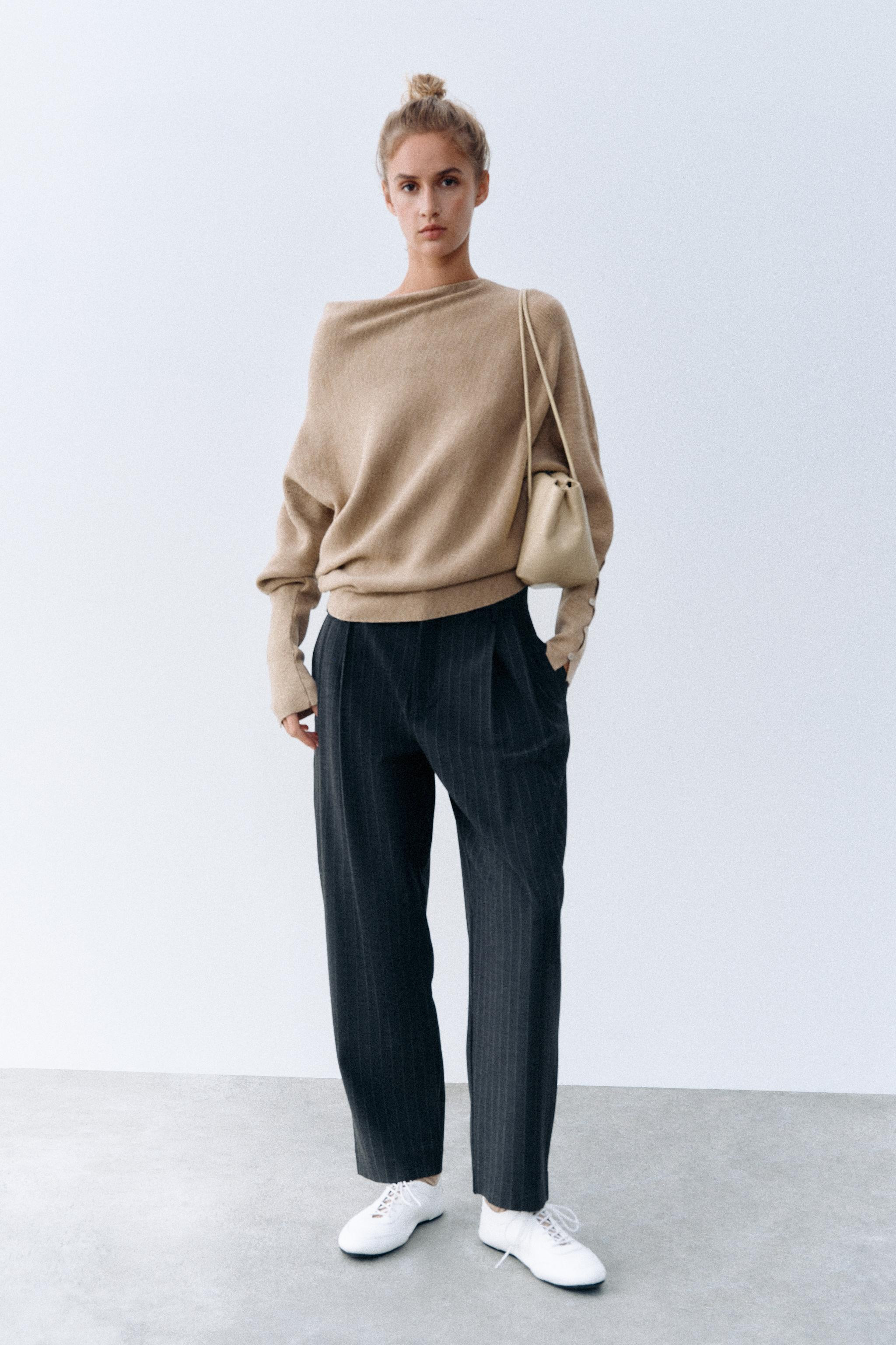 ASYMMETRIC KNIT JUMPER | Zara US