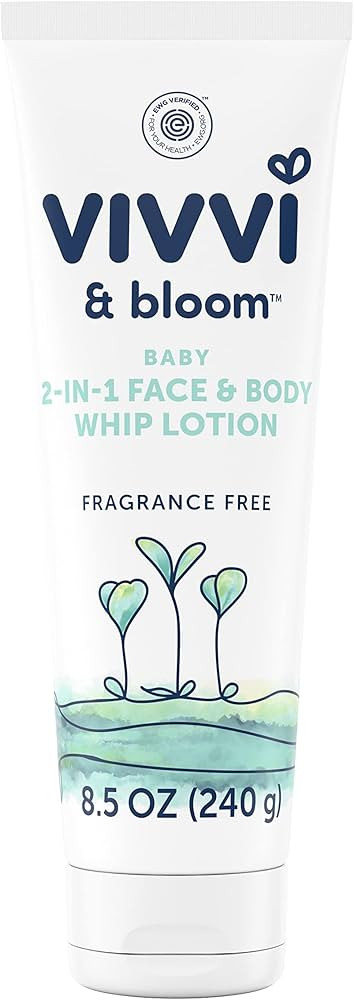 VIVVI & BLOOM 2-in-1 Baby Lotion, Face and Body, for Delicate & Sensitive Baby Skin, Hypoallergen... | Amazon (US)