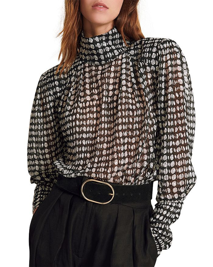 Baldwin Printed V Back Blouse | Bloomingdale's (US)