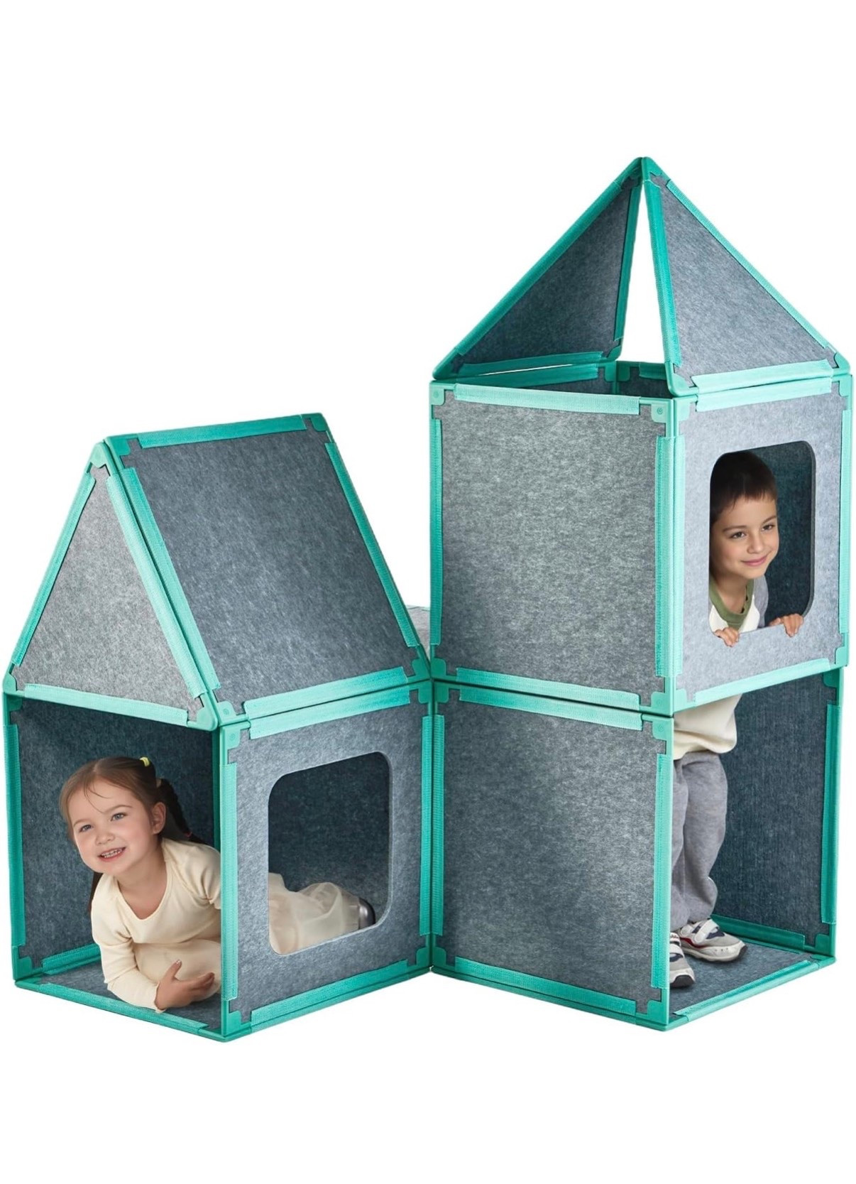 Umoving 20-Piece Magnetic Fort Building Kit for Kids – Giant Modular Playhouse Panels, STEM Construction Toy for Creative Indoor Play, Ages 3+

#LTKBaby #LTKKids