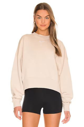 Nike Essential Crewneck Pullover in Sanddrift from Revolve.com | Revolve Clothing (Global)