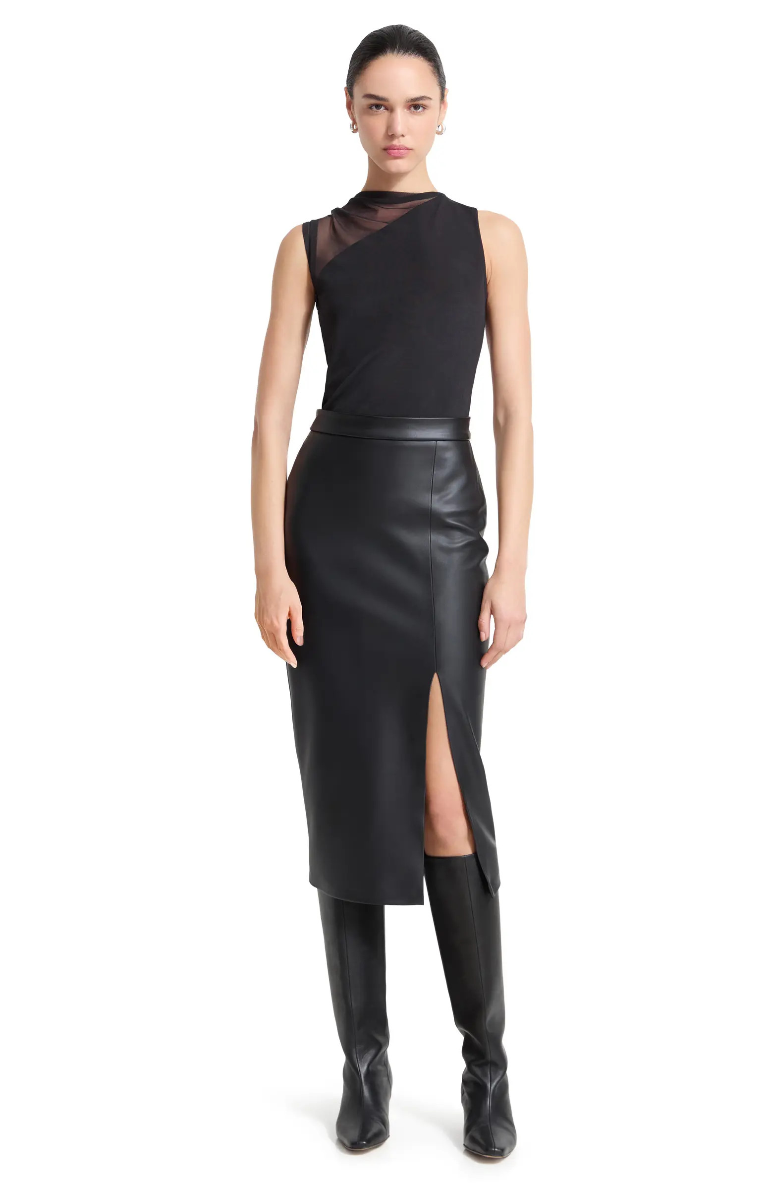 Carly Faux Leather Pencil Skirt | Nordstrom