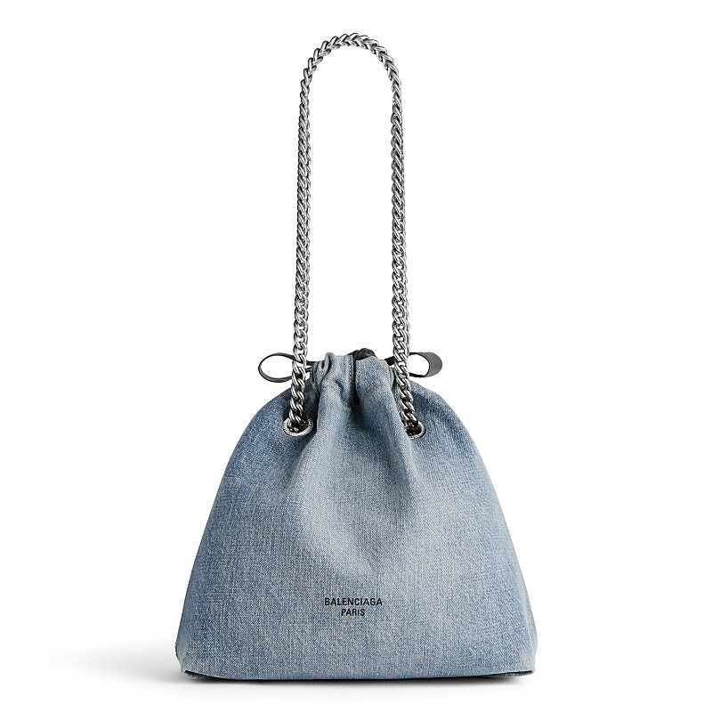 Balenciaga Crush Small Tote Bag Denim | Bloomingdale's (US)