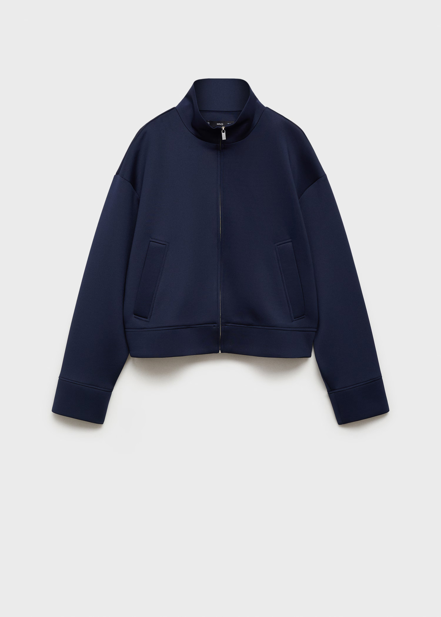 Cropped bomber jacket - Women | MANGO USA | Mango (US/MX/AU)