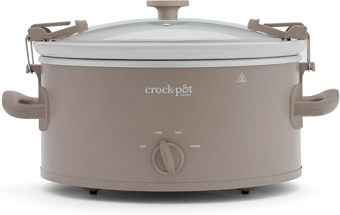 Crock-Pot\u00ae Design Series 6-Quart Manual Slow Cooker, Alpaca Brown | Amazon (US)