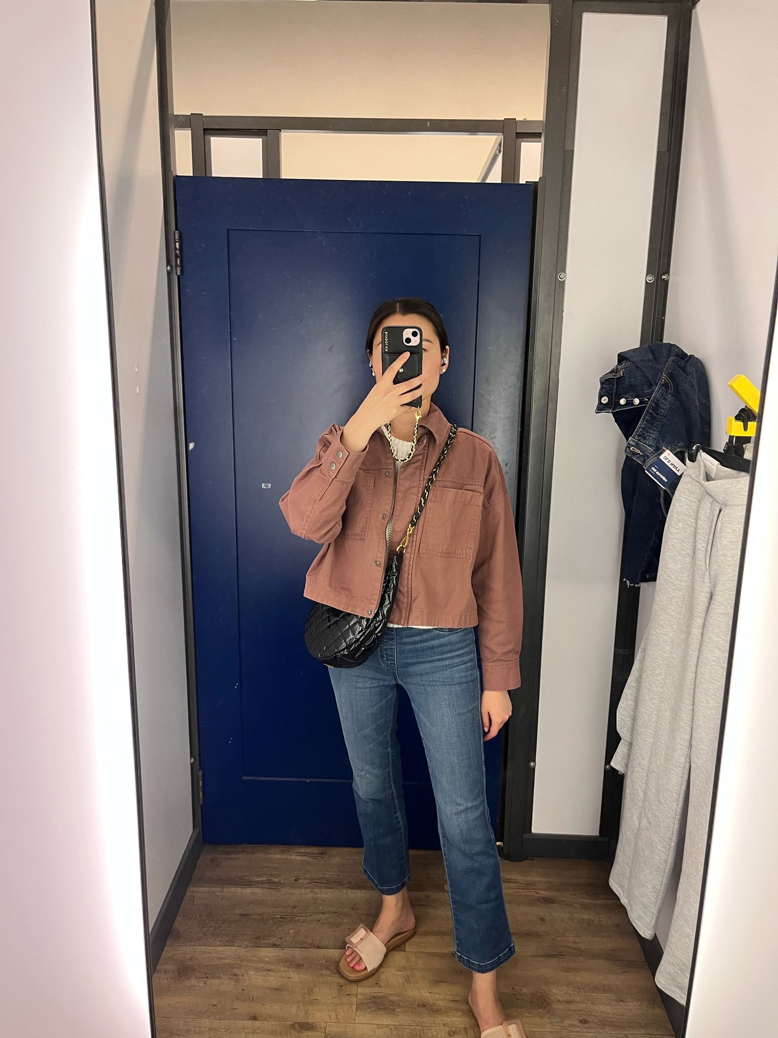 Cute cropped coat from Old Navy - easy to care for. Wearing size S here for a loose boxy cut. 

#LTKStyleTip #LTKFindsUnder50 #LTKSeasonal