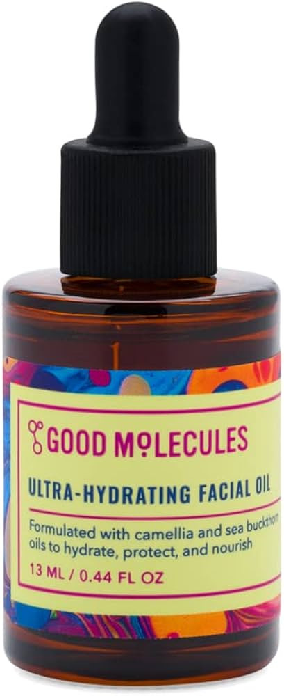 Good Molecules Ultra-Hydrating Facial Oil 13ml / 0.44 Oz - Moisturizing, Antioxidant, Fatty-Acids... | Amazon (US)