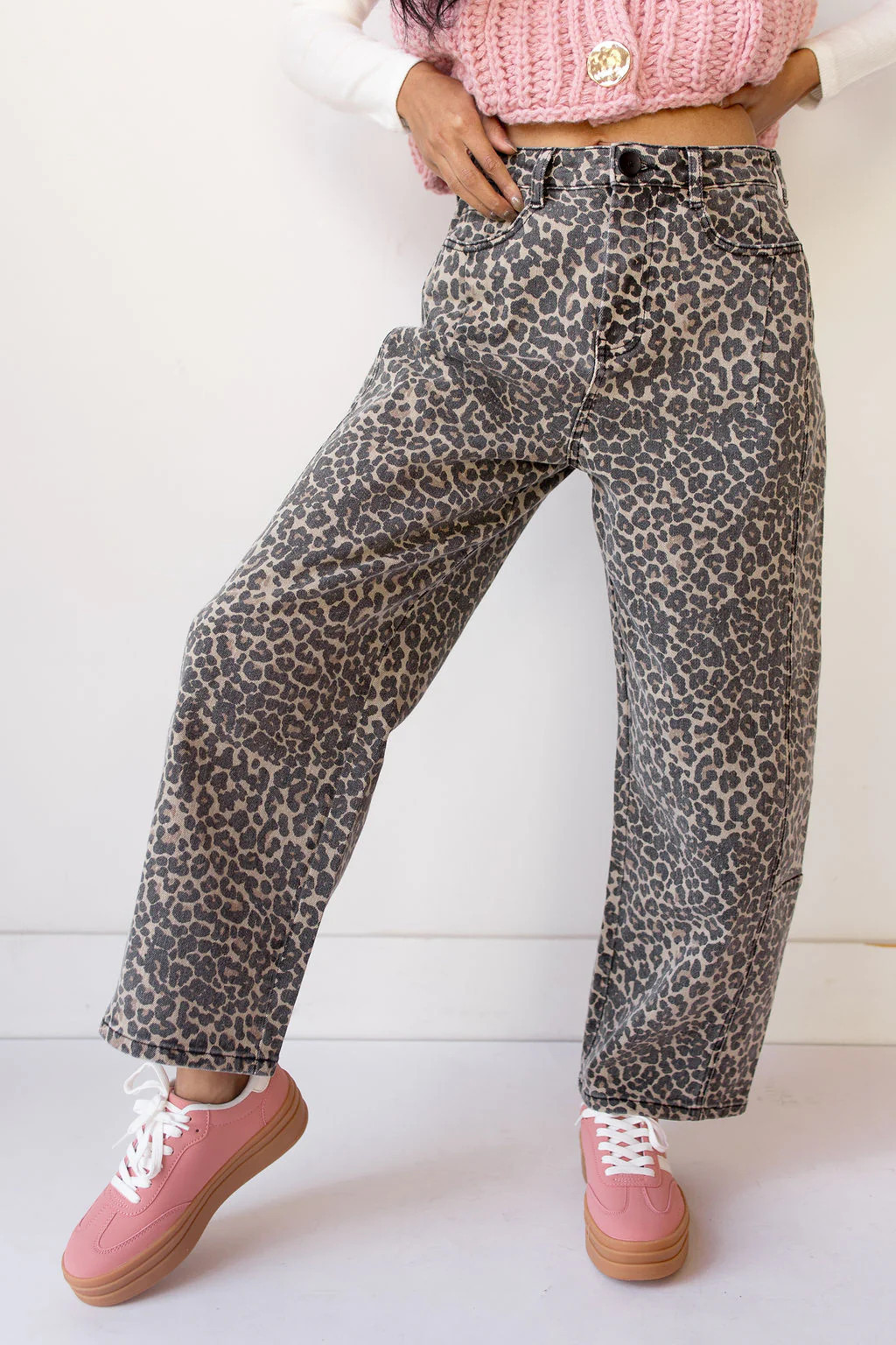 eden leopard barrel jeans leopard / S | mode