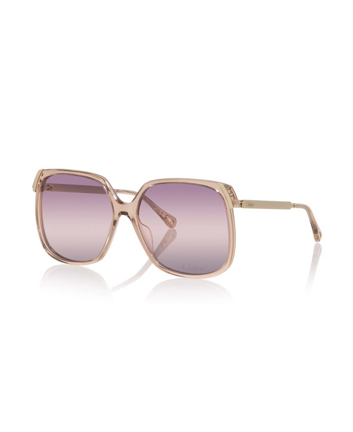 Chloe Women's Rectangle Sunglasses, CH0286S 6N000560 - Brown | Macy's