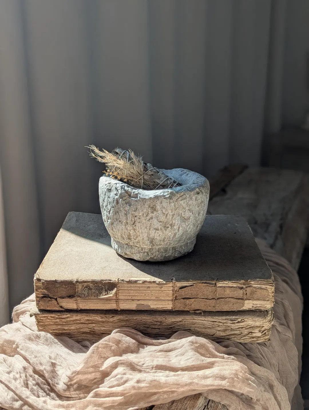 Vintage Stone Mortar - Etsy | Etsy (US)