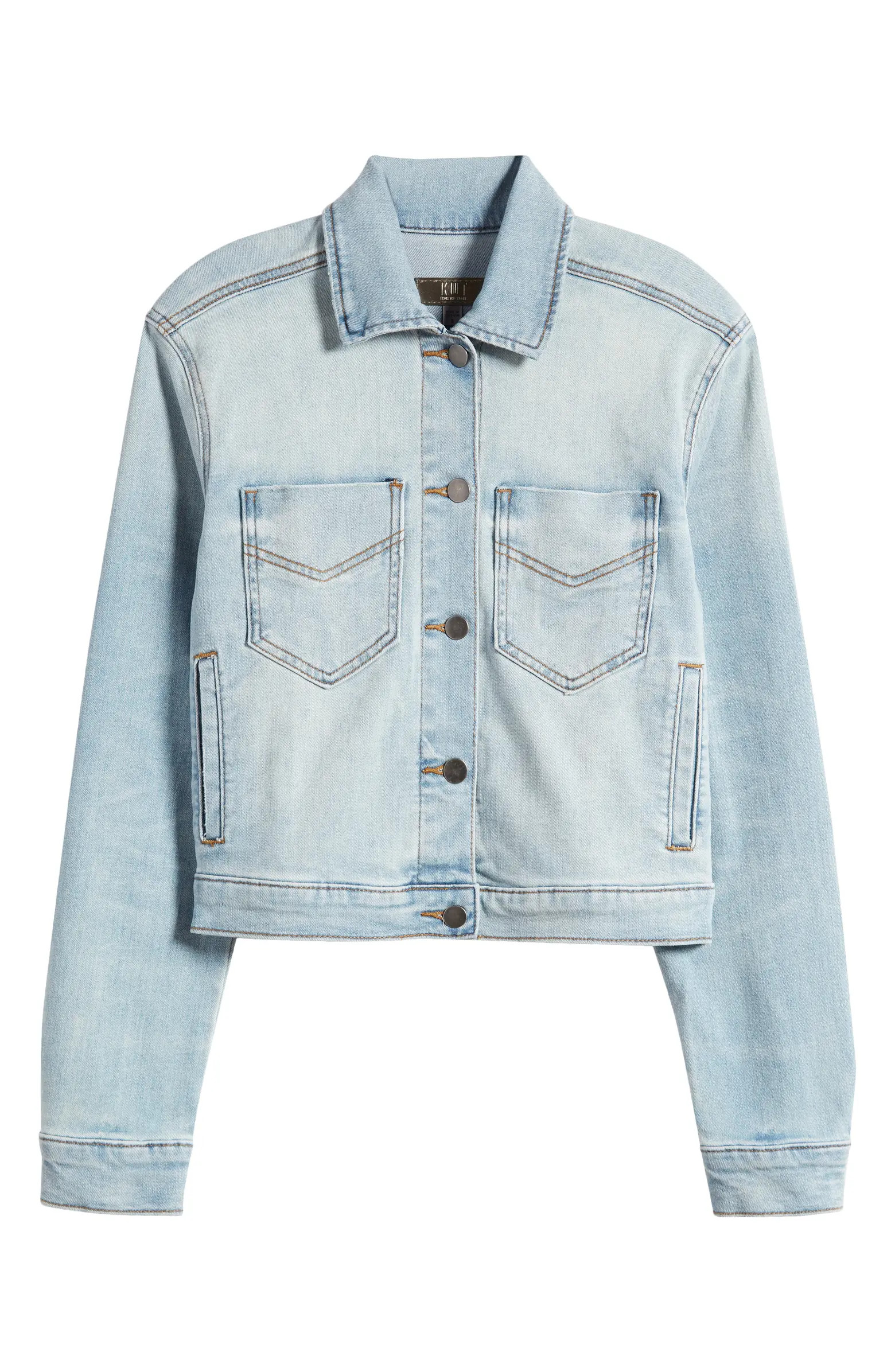 Lara Crop Denim Trucker Jacket | Nordstrom