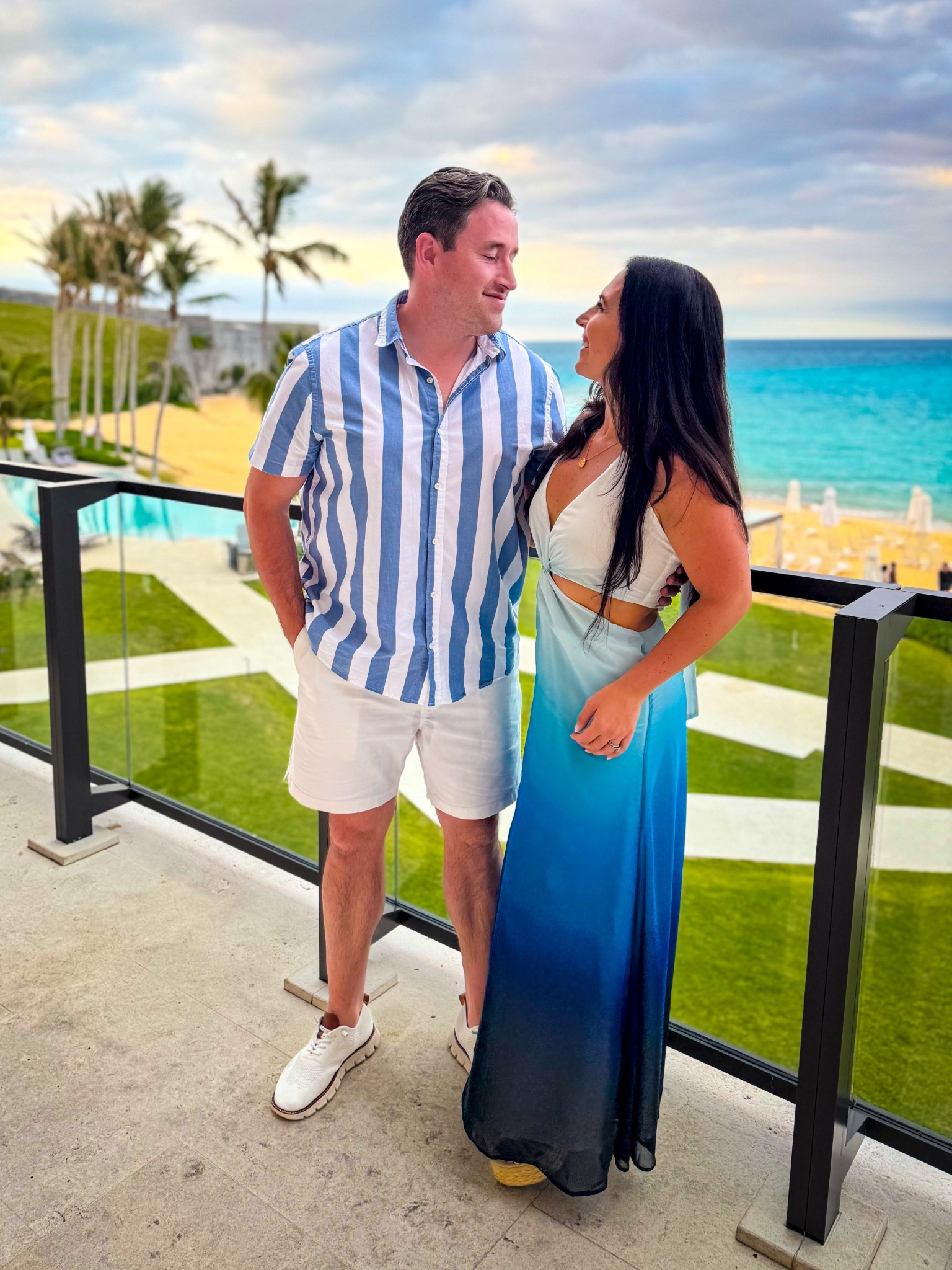 This ombré dress is stunning and such a nice lightweight material making it perfect for your next beach vacation! 

TTS wearing a small
I’m 5’2 and the length was perfect with a small heel 

#LTKFindsUnder100 #LTKSeasonal #LTKSummerEdit