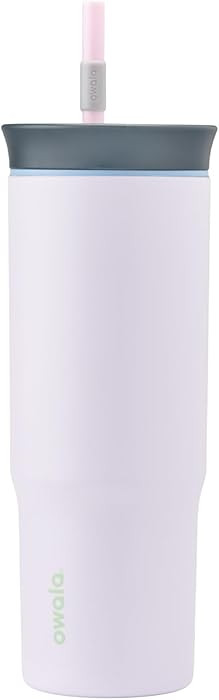 Owala Stainless Steel Triple Layer Insulated Travel Tumbler with Spill Resistant Lid and Straw, B... | Amazon (US)