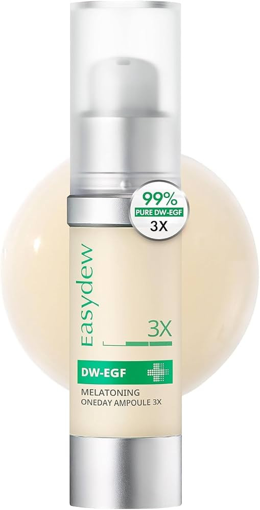 Easydew DW-EGF Melatoning Ampoule 3X - Hydrating Dark Spot Serum with Niacinamide & Glutathione f... | Amazon (US)
