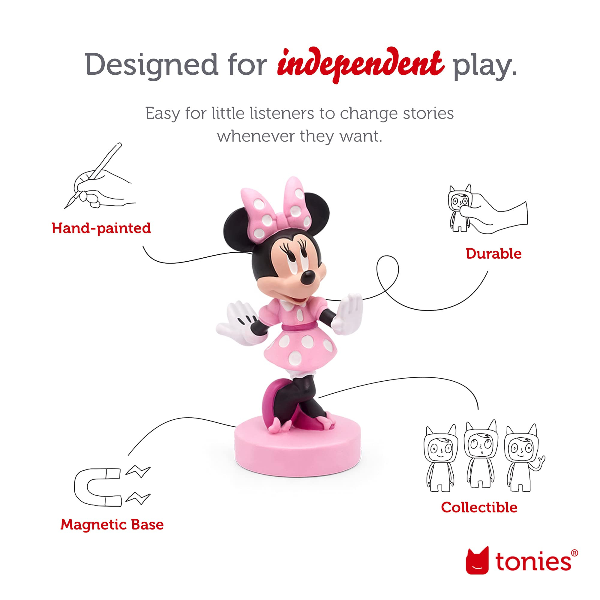 Tonies Minnie Mouse Audio Toy Figurine from Disney | Amazon (US)