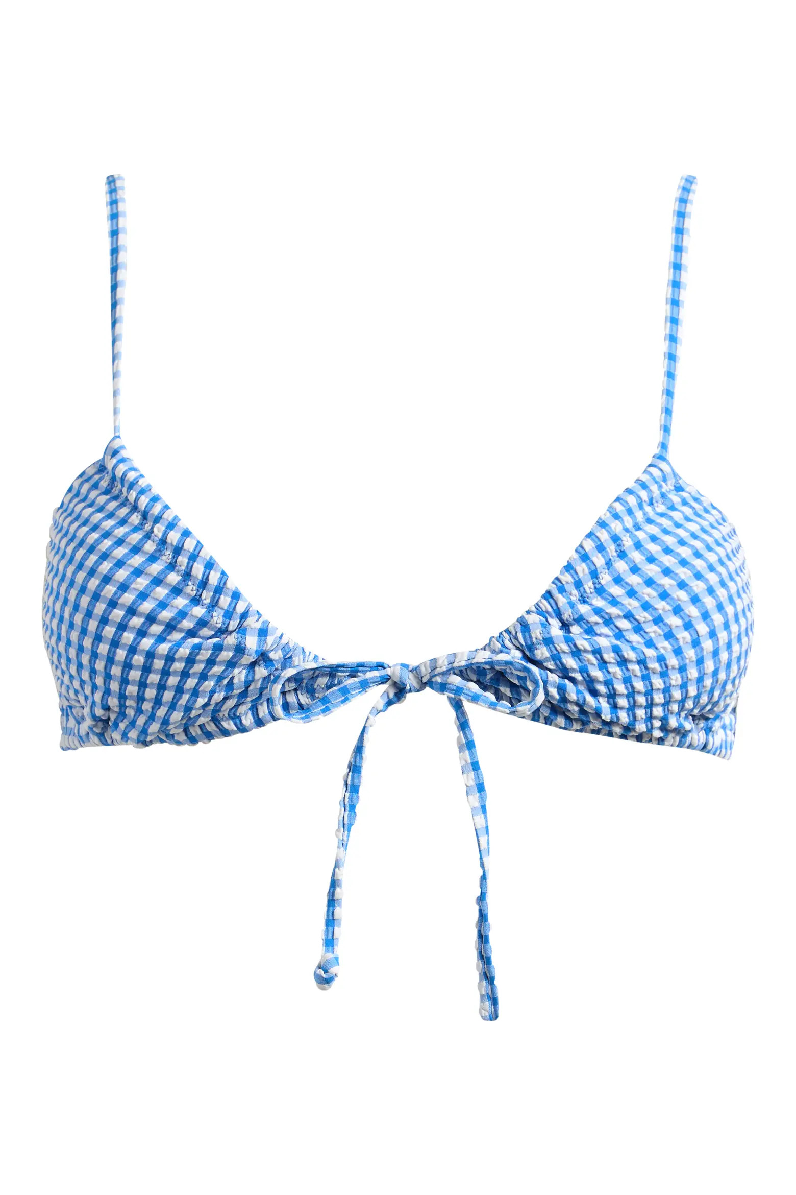 Cara Wave Check Bralette Bikini Top (Women) | Nordstrom | Nordstrom