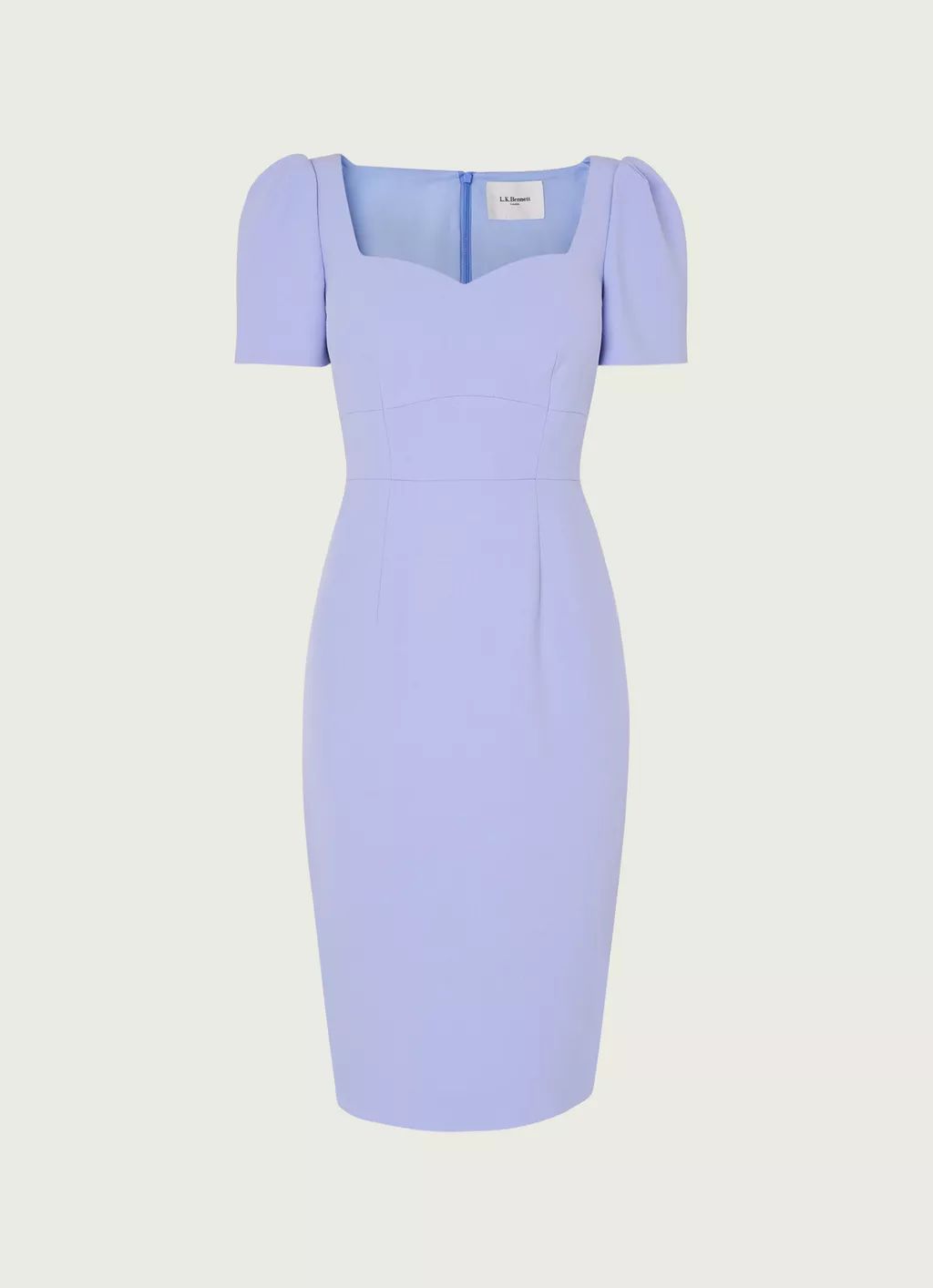 Dee Pale Blue Crepe Shift Dress| Clothing | L.K.Bennett | L.K. Bennett (UK)