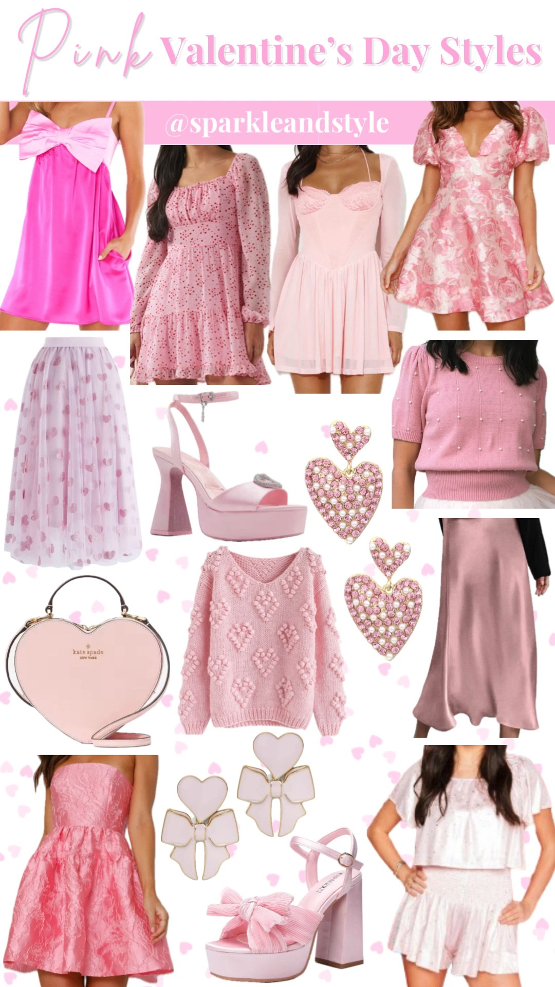 Pink Valentine’s Day Styles 💗

Valentine’s Day, Valentine’s Day outfits, vday outfits, vday styles, Valentine’s Day dresses, Valentine’s shoes, Valentine’s Day heels, Valentine’s Day jewelry, Valentine’s Day earrings, Valentine’s Day skirts, Valentine’s Day rompers, Valentine’s Day purses, Valentine’s Day sweaters, Valentine’s Day tops, pink bow dress, pink colorblock dress, heart print pink dress, light pink dress, pink floral dress, pink heart tulle skirt, Barbie pink heart chunky heels, pink heart earrings, pink pearl sweater top, pink heart purse, pink heart pom pom sweater, pink satin midi skirt, pink jacquard dress, pink heart bow earrings, pink bow heels, pink heart top and shorts set




#LTKfindsunder100 #LTKshoecrush #LTKfindsunder50