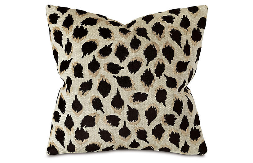Trinka Pillow, Black | One Kings Lane