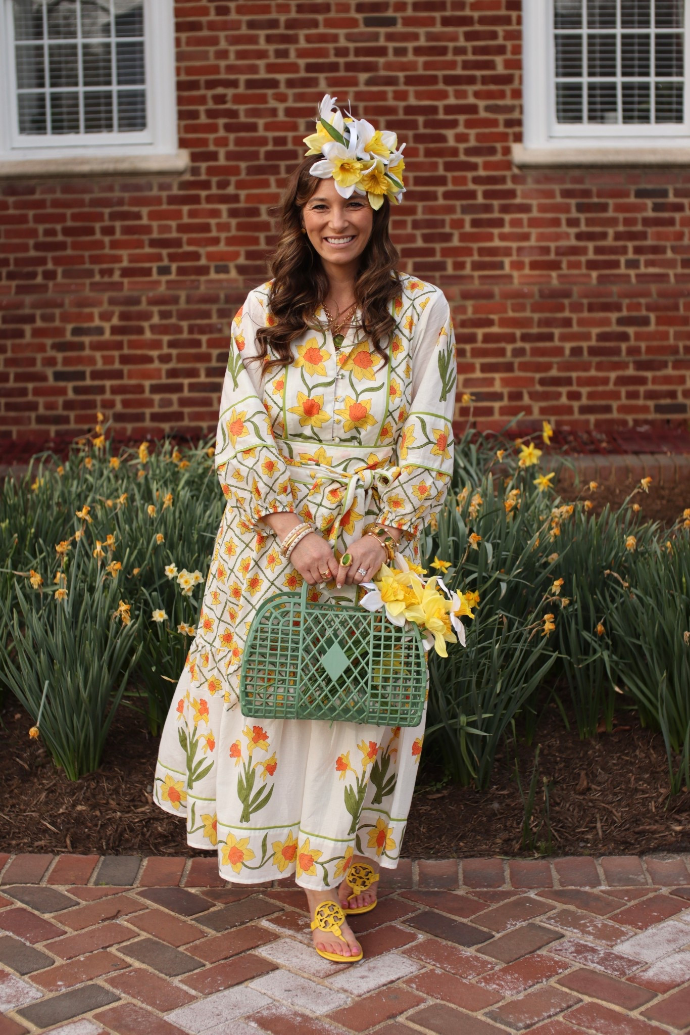 Swooning over the Flounce dress by Sue Sartor 💛 This daffodil print is perfect for spring events and horse races fashion! Thinking Running of the Roses, Kentucky Oaks, Kentucky Derby, Preakness. Where this to our towns famous Daffodil Festival 

#LTKSeasonal #LTKFestival #LTKootd