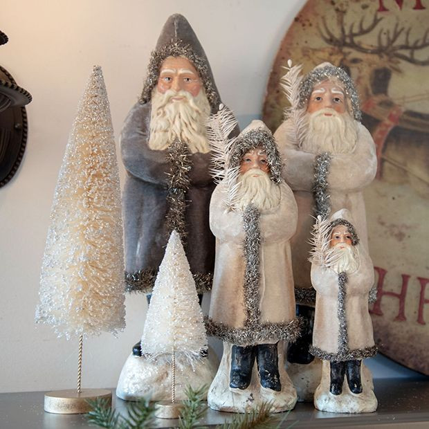 Belsnickle Santa With Velvet Cloak | Antique Farm House