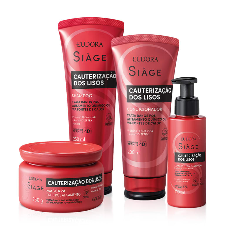 Combo Siàge Cauterização dos Lisos (4 itens) | Eudora (BR)