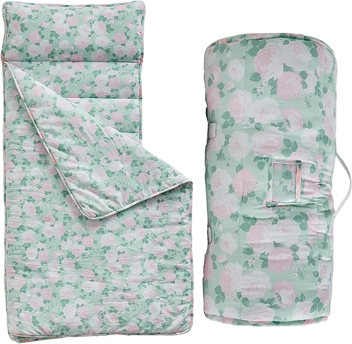 Toddler Nap Mat with Removable Pillow,Ultra Soft Slumber Bags for Girls,Kids Sleeping Bags with R... | Amazon (US)